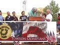The pep rally attracted nearly 3,000 people last Friday, August 1, in Towson and featured cheerleaders, media personalities, sportscasters, businessmen, and family members who gave 