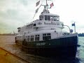 Anlegemanöver der MS Bergedorf in Teufelsbrück