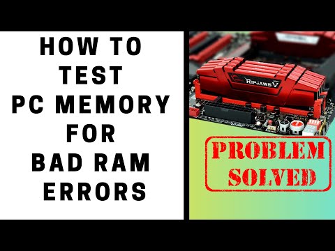 How to Test PC Memory for Bad Ram Errors
