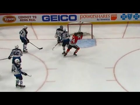 Video: Blackhawks' Kampf scores first career goal as birthday gift to himself