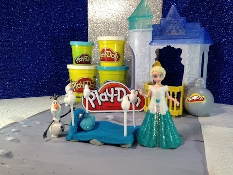 Play-Doh Disney Frozen How to Make Queen Elsa Disney Frozen Bed