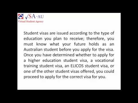 how to apply australian student visa