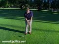 Drop & Turn for Consistent Chip Shots
