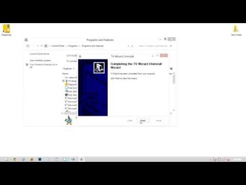 how to remove tv wizard from computer