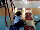 Larissa na máquina de dançar