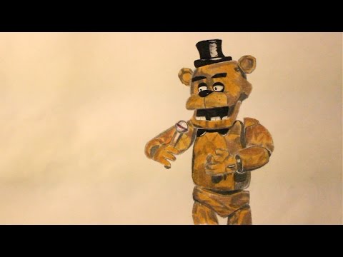 how to draw freddy