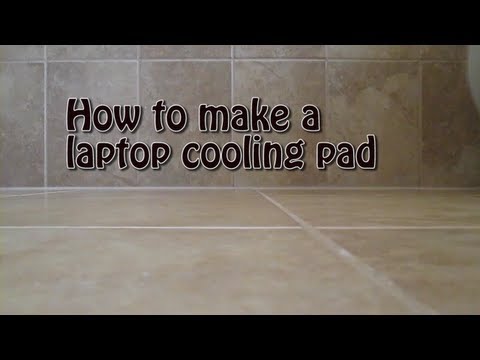 how to make cooling pad for laptop