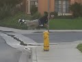 Blown away by a sudden wind