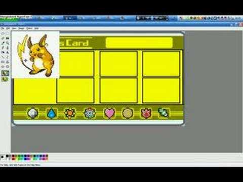 how to make a pokemon trainer card