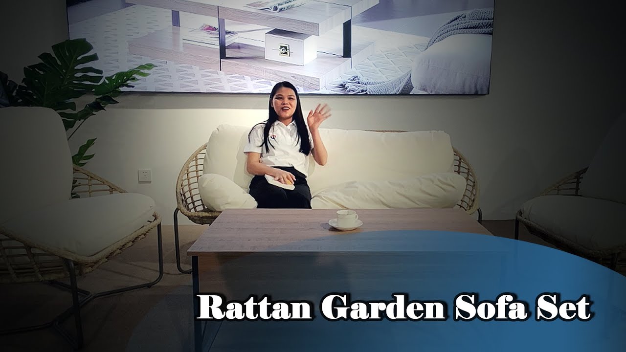 Rattan Garden Sofa Set - Mia