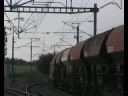 CFL 1814 with hopper wagons in Noertzange