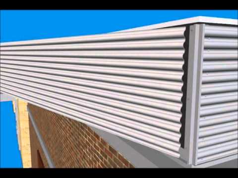 how to fasten corrugated iron