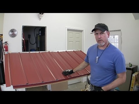 how to fasten a metal roof