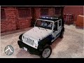 Jeep Wrangler Rubicon 2013 Police para GTA 4 vídeo 1