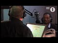 will smith joins chris moyles on the show and chris plays the song! will get's his beat box out.