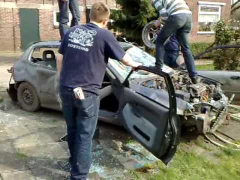 krik krak auto in de prak