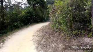 Hayden is just 10 years old, but he love to cope with different MTB tracks!!