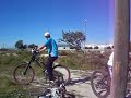 abraham(el triple)con la bici