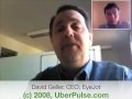 www.youtube.com Today I talked with David Geller (pictured), co-founder of EyeJot about a version of the startup's Flash-based 1-to-1 video email service for small and medium businesses (SMBs), as well as the very competitive landscape and more. EyeJot is a small Seattle company (about 5 employees according to the Seattle Times) that launched last year at the Demo conference, have users in 120 different countries and so far only raised money from FAF (friends and family). Geller started the ...