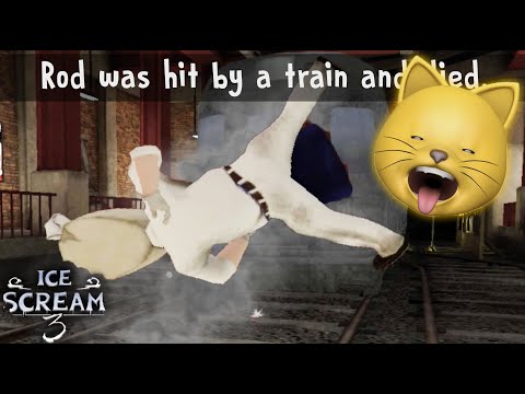 Rod Got Hit By A Train In Ice Scream 3 Minecraftvideos Tv