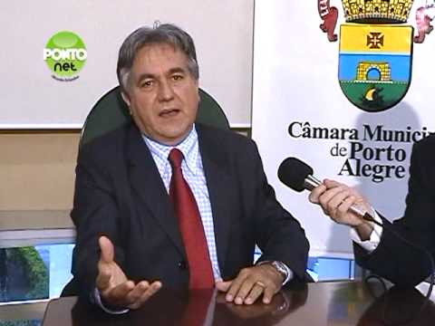 Entrevista com o presidente da Câmara Municipal de Porto Alegre, vereador Nelcir Tessaro (PTB) - Bloco 1