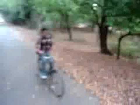 Cycling inside Bharatpur National Park