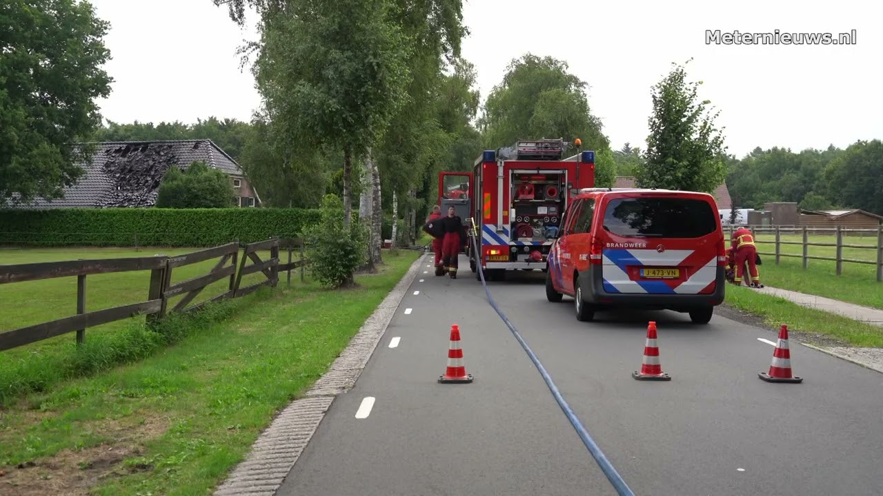 Woningbrand in Sellingen(Video)