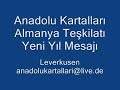 Anadolu Kartalları Almanya Yeni Yıl mesajı