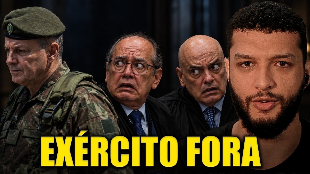 Recado dos MILITARES DEIXA o STF sozinho contra Trump