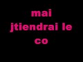tré belle chanson