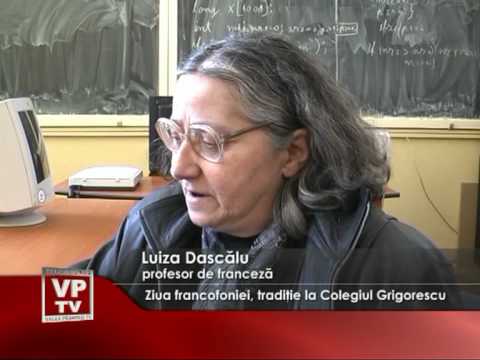 Ziua francofoniei, tradiţie la Colegiul Grigorescu
