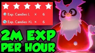 NEW EXP CANDY FARMING METHOD! Fastest Level 100 Pokemon Sword and Shield Guide - Over 2M EXP/ Hour! by Verlisify