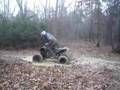 Beezey powerbraking in a mud hole
