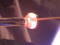 Glass blowing make a made glass tobacco pipe\"shroom pendent\"