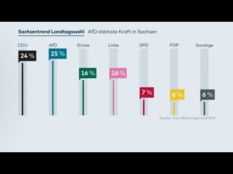 INSA-Umfrage: CDU geschockt - AfD erstmals stärkste Kraft in Sachsen vor der Landtagswahl