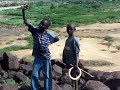 kenyan kids on a hill in lodwar
