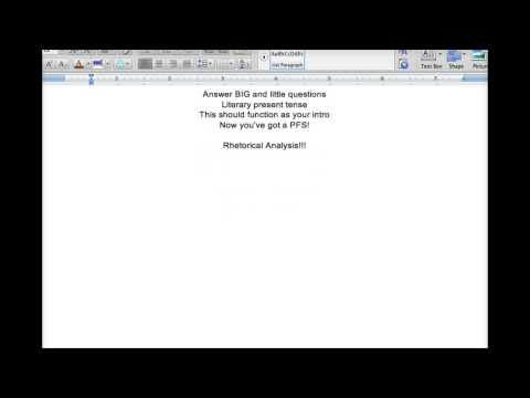 how to properly write a rhetorical analysis