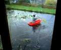 Me in a boat on a pond Me in a boat on a pond