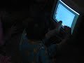 Desiree' and Angelina play the computer