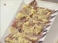 Todas las recetas en www.telemadrid.es Ingredientes para 4 personas:- 1/2 kg de boquerones- manzanas reineta- harina- huevo- 3 tomates- 1 limón- aceite de oliva virgen extra- sal