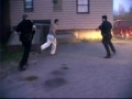 Man fights cop, then runs, gets tased Man fights cop, then runs, gets tased