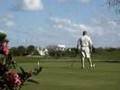 pissing off the golfers