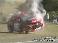 Rally Car Crash - Multiple Mid-Air Flips Rally Car Crash - Multiple Mid-Air Flips