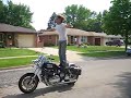bike surfing a Triumph Speedmaster