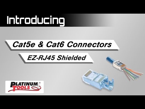 Platinum Tools EZ-RJ45 Shielded Connectors 