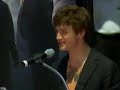 Dan at Hand & Foot Print Ceremony