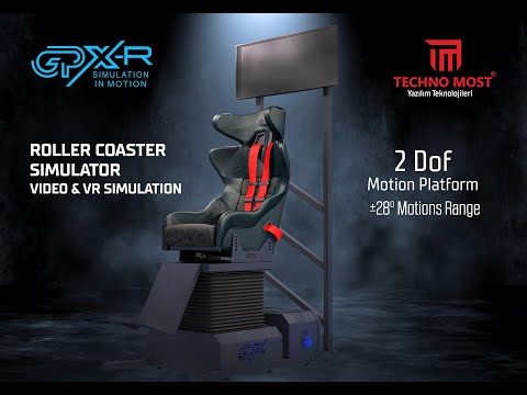 Techno Most, Simülatör, Roller Coaster Simulator, 2 Dof Simulator, Vr Simulator