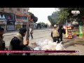 هروب افراد الداخليه بعد رد المتظاهرين قنابل الغاز عليهم فى مسيره المهندسين -Views : 0