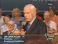 John McCain questioned about Impeachment in Denver Town Hall