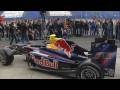 Red bull 2009 RB5 presentation roll out and driving scenes